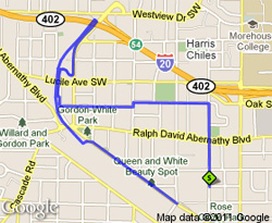 BeltLine 5K Route