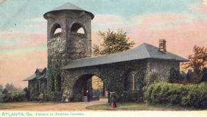 Westview Cemetery Gate circa 1909