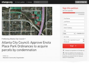 Enota Park Petition