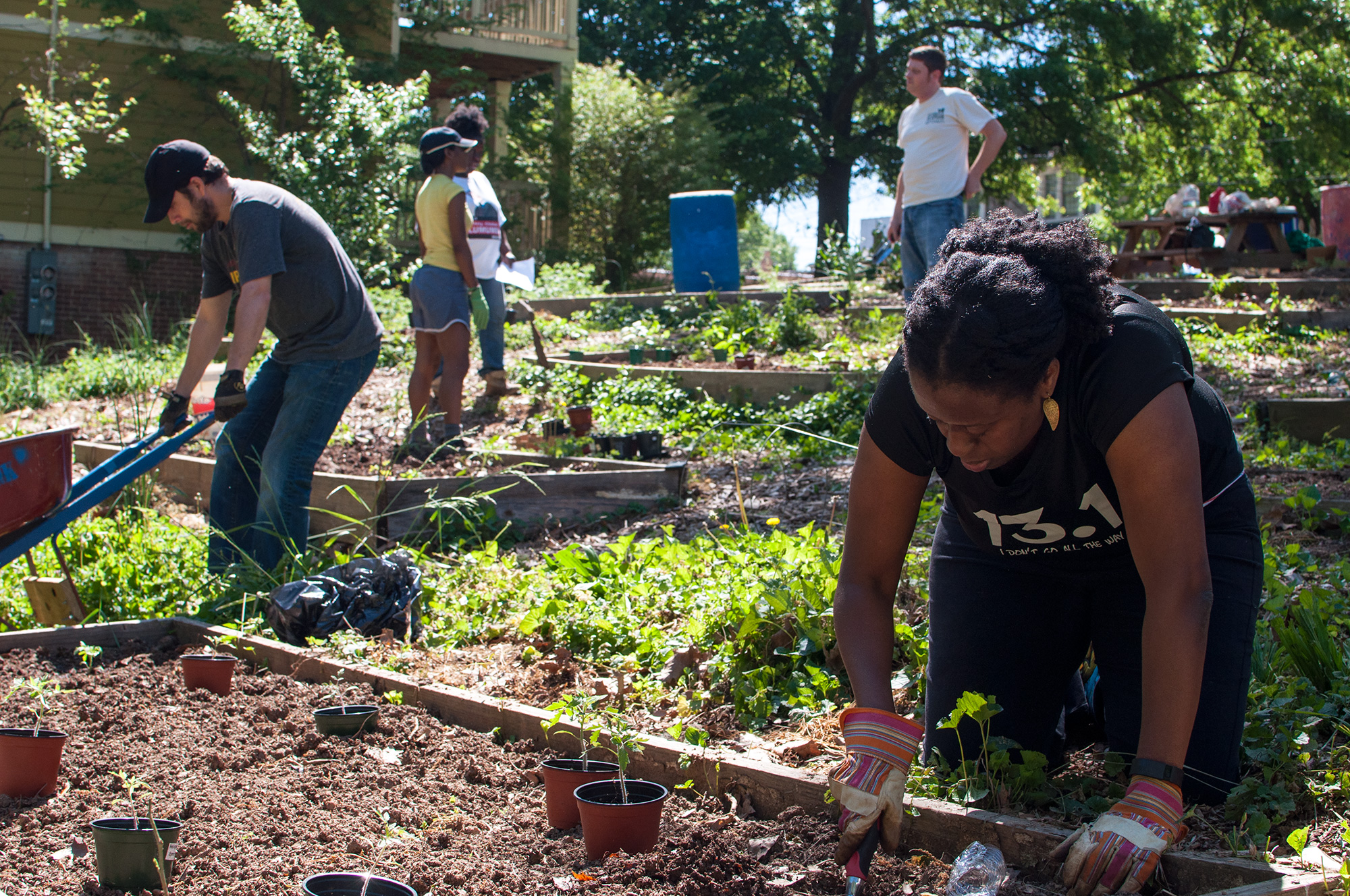 Community Garden Spring Planting Photos Westview Atlanta