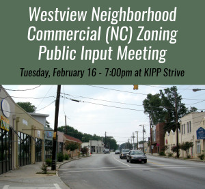 Westview Neighborhood Commercial Zoning Input Meeting