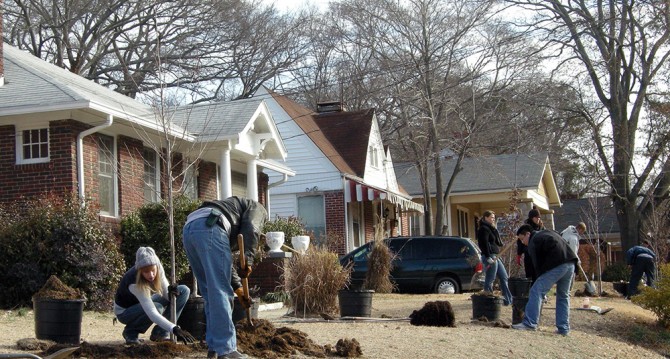 Trees Atlanta Planting in Westview