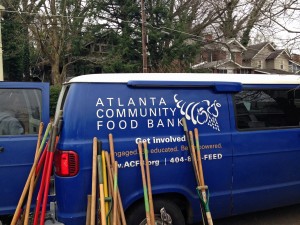 Atlanta Community Food Bank volunteer van
