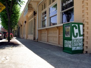 Creative Loafing Box at Big Apple Inn