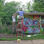 Shed Gutter Addition