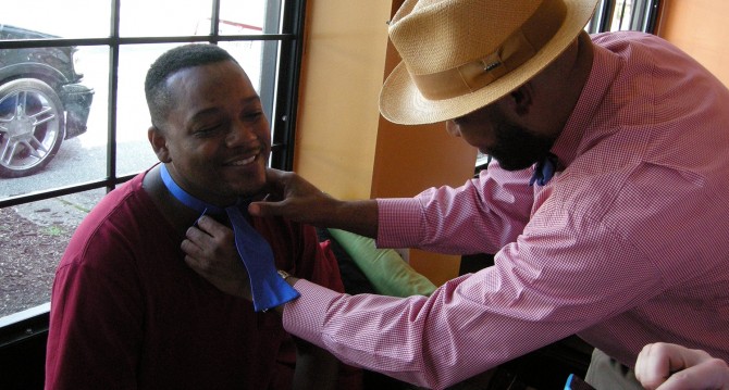 Barber Loft Bowtie Tying Class