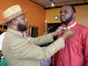 Barber Loft Bowtie Tying Class