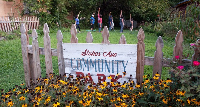 Sunset Yoga at Stokes Park