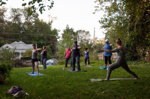 Sunset Yoga at Stokes Park