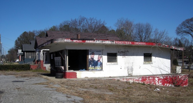 Old Dairy Queen Before Demolition