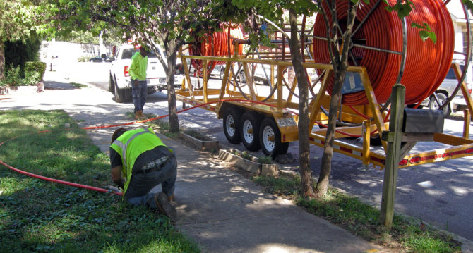 Google Fiber installation