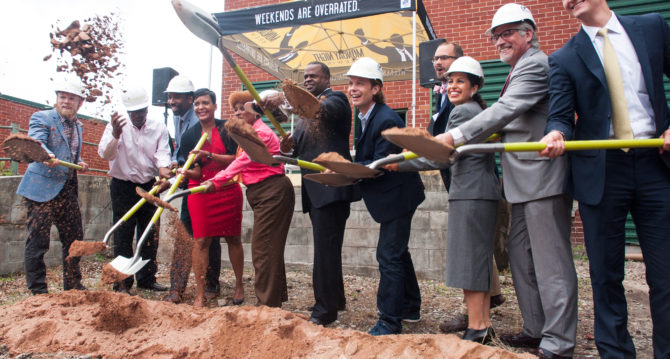 Monday Night Brewing Groundbreaking